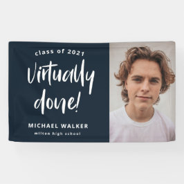 実質的に卒業発表バナー 横断幕