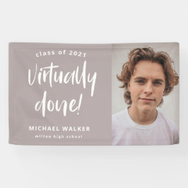 実質的に卒業発表バナー 横断幕