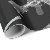 実質AR-15からの実質HDのX線のイメージ! ラッピングペーパー (ロールコーナー)