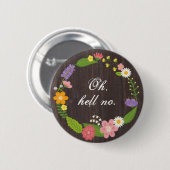 実際にいかに感じるか私達に言って下さい 缶バッジ (正面&裏面)