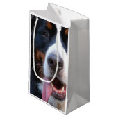 実際にかわいいバーニーズ・マウンテン・ドッグ スモールペーパーバッグ (正面アングル)