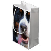 実際にかわいいバーニーズ・マウンテン・ドッグ スモールペーパーバッグ (裏面アングル)