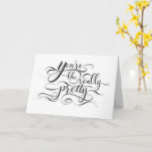 実際にかわいらしい-おもしろいな新婦付添人の提案 カード (黄色い花)