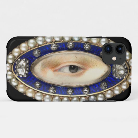 実際にそれにこの1780年代の宝石が付いている目の電話をして下さい Case-Mate iPhoneケース (裏面(横))
