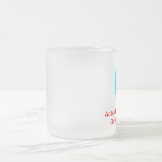 実際には、私はフロリダでむしろゴルフをしていました フロストグラスマグカップ (中央)