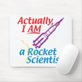 実際には、私はロケットの科学者です マウスパッド (マウス)