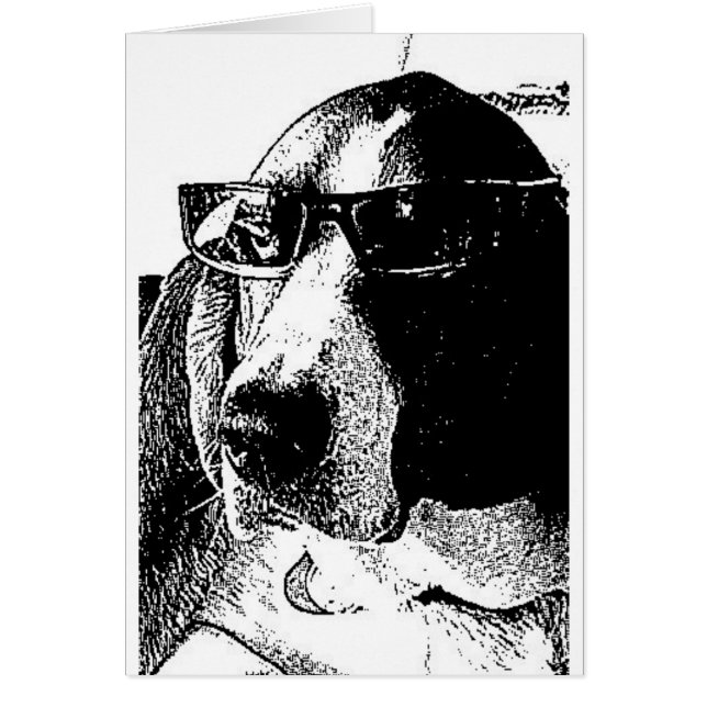 実際にクールなバセットハウンド (正面)