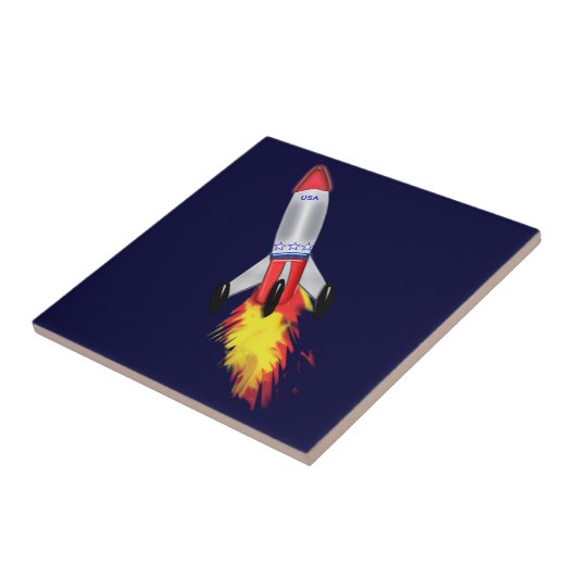 実際にクールなロケット タイル (側面)