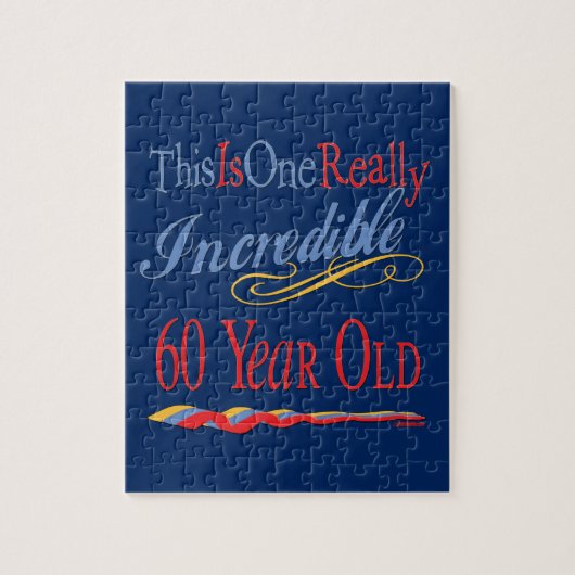 実際に信じられないい60歳 ジグソーパズル (縦)