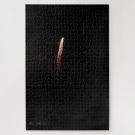 実際に困難な金ゴールドの花火のパズル ジグソーパズル