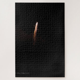 実際に困難な金ゴールドの花火のパズル ジグソーパズル