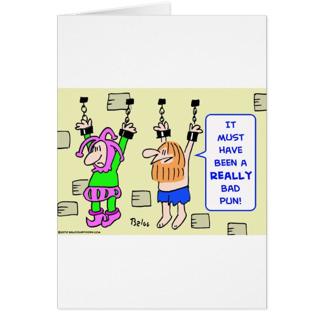 実際に悪いしゃれのぶら下がったな囚人 (正面)