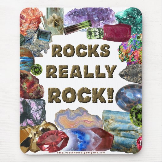 実際に石の石 マウスパッド (正面)