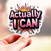 実際に私は可能なピンク シール