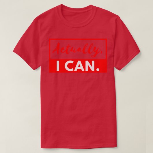 実際に私は Tシャツ (デザイン正面)