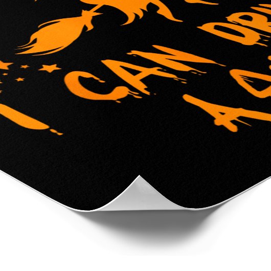 実際に私はWのためのスティックの魔女ハロウィーンを運転することができる ポスター (角)