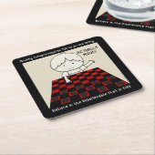 実際に移動 スクエアペーパーコースター (アングル)