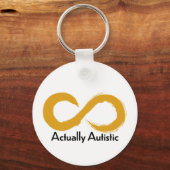 実際に自閉性キーチェーン キーホルダー (正面)