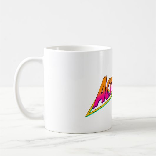 実際に自閉症マグカップ コーヒーマグカップ (左)
