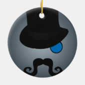 実際に、紳士 セラミックオーナメント (裏面)