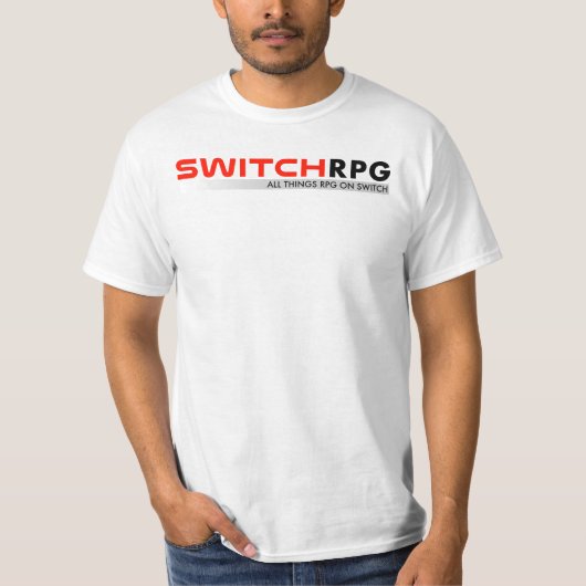 実際にSwitchRPGの基本的なワイシャツ Tシャツ (正面)