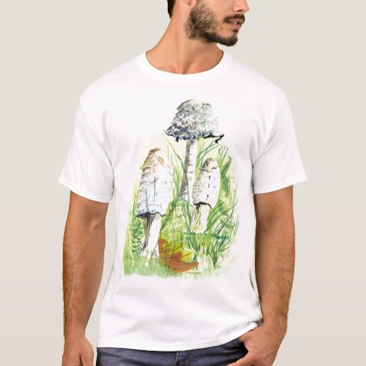 実際のところきのこ Tシャツ (正面)