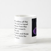 実際のところ意味: アイリス花 コーヒーマグカップ (中央)