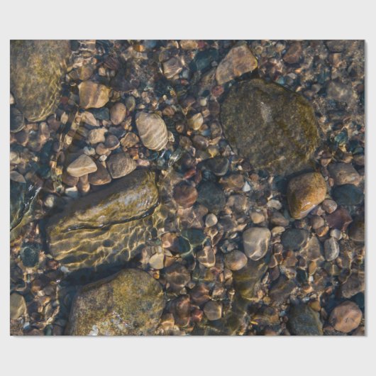 実際のところ石そして石 ラッピングペーパー (フラット)