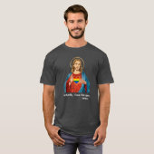 実際のところ私はゲイが好きです。イエス様はLGBTQ+が好き Tシャツ (正面フル)