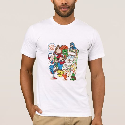 実際のゲームのTシャツ Tシャツ (正面)