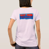 実際のサイズ Tシャツ (裏面)