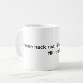 実際の刻み目 コーヒーマグカップ (正面左)