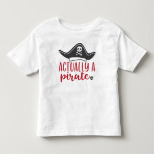 実際の海賊 トドラーTシャツ