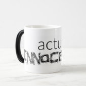 実際の潔白の変形させるマグ モーフィングマグカップ (正面左)