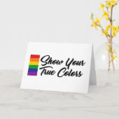 実際の色を表示 カード (黄色い花)