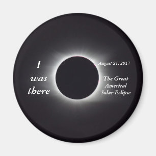 実際の2017年太陽のEclipseイメージ マグネット