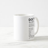 実際はDr.です 面白い医者の生活 | かわいい コーヒーマグカップ (正面右)