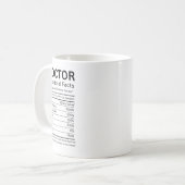 実際はDr.です 面白い医者の生活 | かわいい コーヒーマグカップ (正面左)
