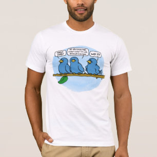 実際Twitterの鳥 Tシャツ
