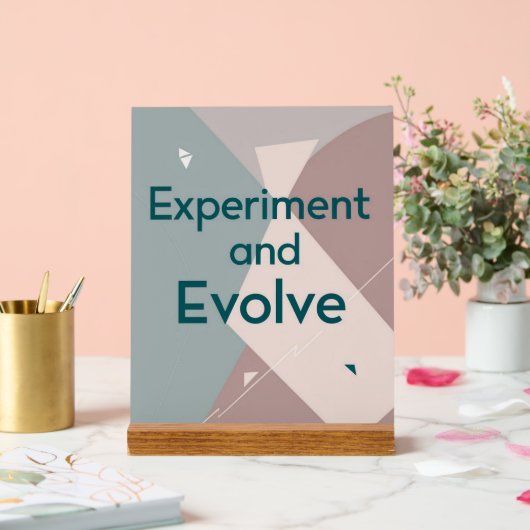 実験と進化 アクリルサイン (ウェディング)