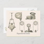 実験クロック ポストカード (正面/裏面)