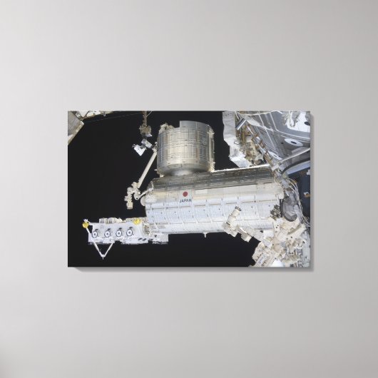 実験モジ日本のュールきぼう研究室2 キャンバスプリント (正面)