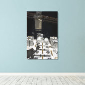 実験モジ日本のュール露出設備 キャンバスプリント (インサイチュ (ウッドフロア))