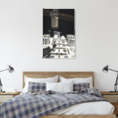 実験モジ日本のュール露出設備 キャンバスプリント (インサイチュ (寝室))