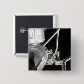 実験モデルのロボット日本のアーム2 缶バッジ (正面&裏面)