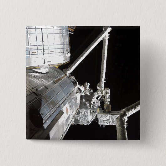 実験モデルのロボット日本のアーム2 缶バッジ (正面)