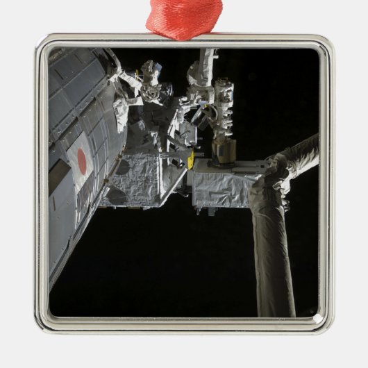 実験モデルのロボット日本のアーム メタルオーナメント (正面)