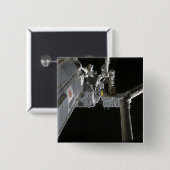 実験モデルのロボット日本のアーム 缶バッジ (正面&裏面)