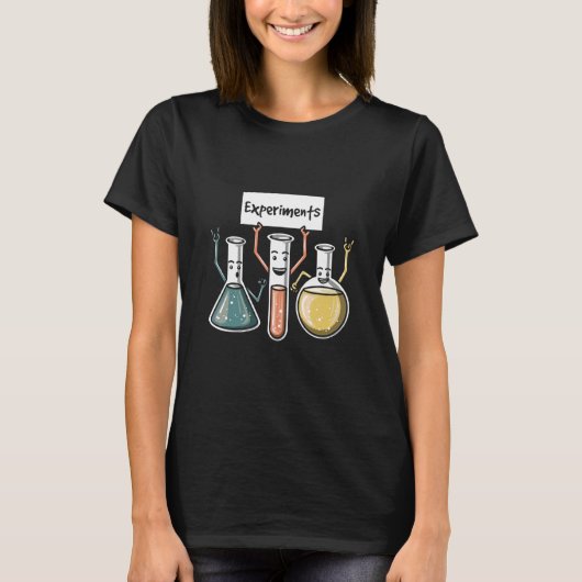 実験化学科学愛好家 Tシャツ (正面)