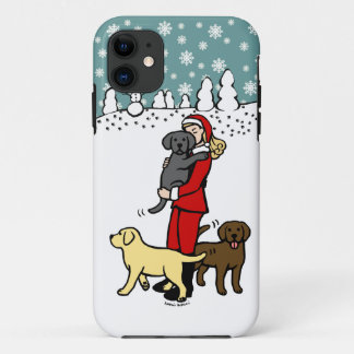 実験室のお母さんのサンタのクリスマス iPhone 11 ケース